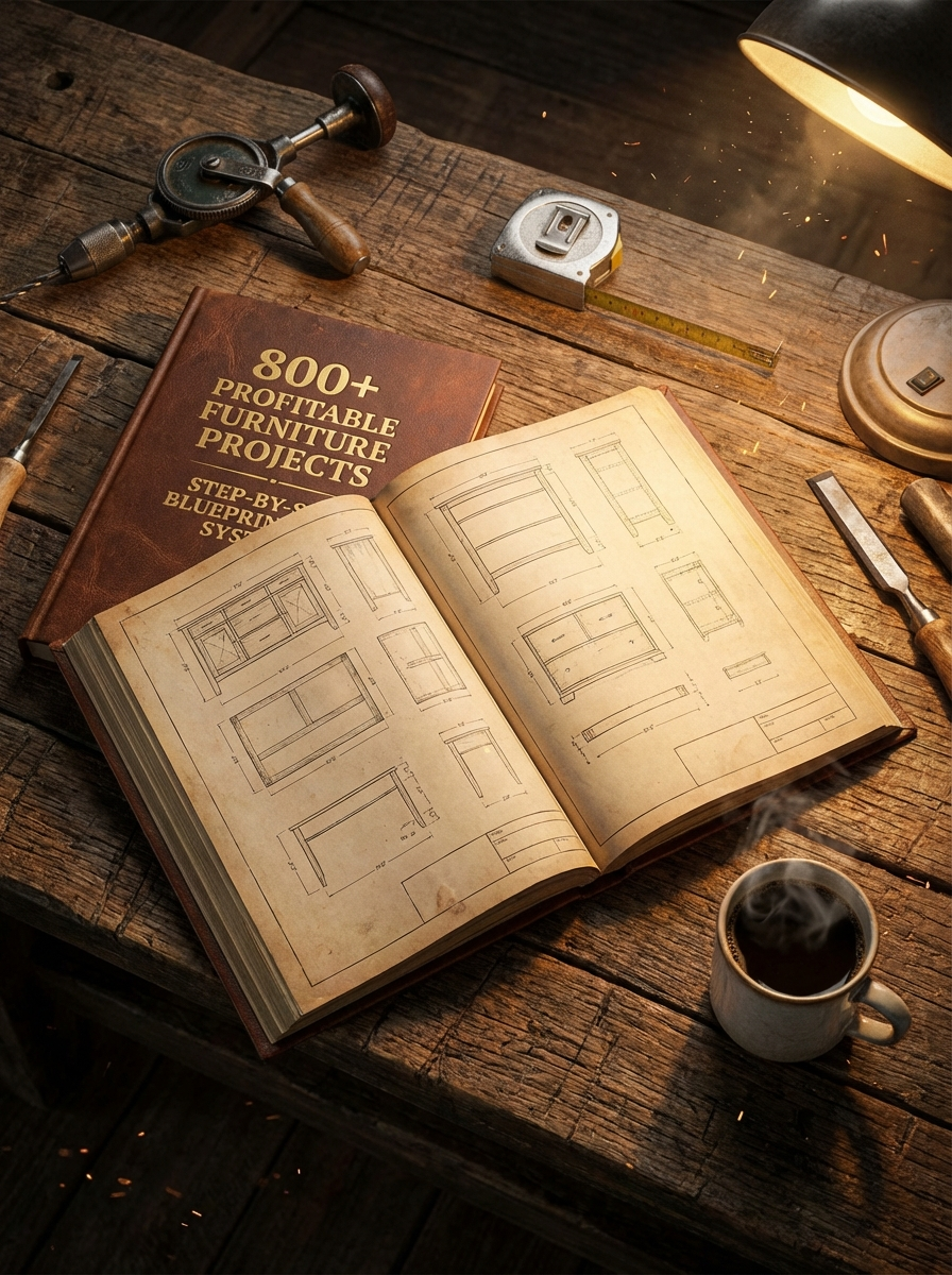 “800+ Melamine Wood Furniture Plan Pack